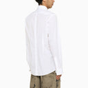 Dolce&Gabbana White Poplin Gold Tuxedo Shirt - Balardi