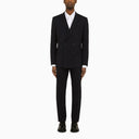 Dolce&Gabbana Dark Blue Wool Double Breasted Suit