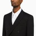 Dolce&Gabbana Dark Blue Wool Double Breasted Suit