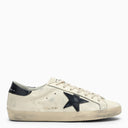 Golden Goose Deluxe Marke Super Star Beige/Blue Low Trainer