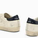 Golden Goose Deluxe Marke Super Star Beige/Blue Low Trainer