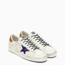 Golden Goose Low Stardan White/Purple/Mustardo Entrenador