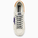 Golden Goose Low Stardan White/Purple/Mustardo Entrenador