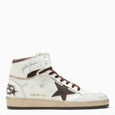 Golden Goose Deluxe Brand High Sky Star White/Beige/Chocolate Trainer
