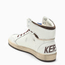 Golden Goose Deluxe Brand High Sky Star White/Beige/Chocolate Trainer