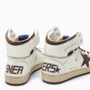 Golden Goose Deluxe Brand High Sky Star White/Beige/Chocolate Trainer