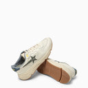 Marca deluxe d'oro che corre unica allenatore bianco/verde/polvere