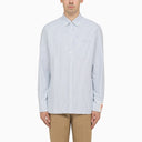 Camisa a rayas blancas y azules de la marca Golden Goose Deluxe