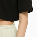 Loulou Studio Black Cropped T Shirt - Balardi