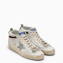 Golden Goose Deluxe Brand Mid Star White/Silver Trainer - Balardi