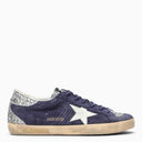 Golden Goose Deluxe Brand Super Star Blue/Silver Trainer