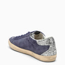 Golden Goose Deluxe Brand Super Star Blue/Silver Trainer