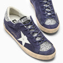 Golden Goose Deluxe Brand Super Star Blue/Silver Trainer