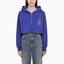 Con cappuccio blu blu navy d'oro