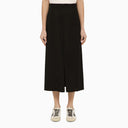 Golden Goose Black Wool Midi Skirt