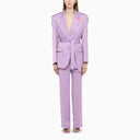 Hebe Studio Lilac Suit With Belt - Balardi