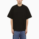 Studio Nicholson Black Oversize Crewneck T-shirt