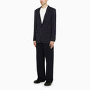 Ami Paris Navy Pinstripe Jacket - Balardi