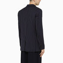 Ami Paris Navy Pinstripe Jacket - Balardi