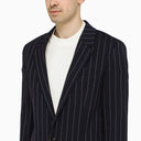 Ami Paris Navy Pinstripe Jacket - Balardi