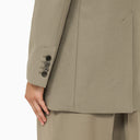 Ami Paris Wide Taupe Single Breasted Jacket