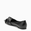 Jimmy Choo Hedera Flat Black Leather Ballerina