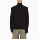 Ami Paris Midnight Blue Ribbed Turtleneck