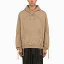 Bluemarble Beige Cotton Hoodie