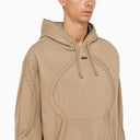 Bluemarble Beige Cotton Hoodie