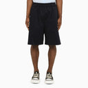 Ami Paris Navy Cotton Bermuda Short - Balardi