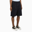 Ami Paris Navy Cotton Bermuda Short - Balardi