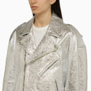 Halfboy Silver Leather Jacket