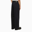 Ami Paris Dark Blue Regular Trousers - Balardi