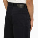 Ami Paris Dark Blue Regular Trousers - Balardi