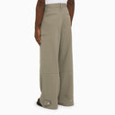 Pantalones de lana de topo topo ami paris