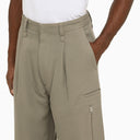 Pantalones de lana de topo topo ami paris