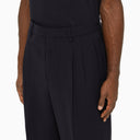 Ami Paris Midnight Blue Bossers con pliegues