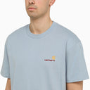 Carhartt Wip Blue S/S American Script T Shirt