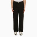 Carhartt Wip Black Trousers Single Knee