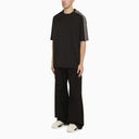 Adidas Y 3 Black Crew Neck T Shirt With Logo