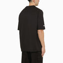 Adidas Y 3 Black Crew Neck T Shirt With Logo
