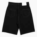 Loulou Studio Washed Grey Denim Isu Bermuda Shorts