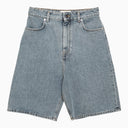 Loulou Studio Light Blue Denim ISU Bermuda Shorts
