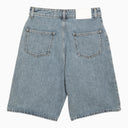 Loulou Studio Light Blue Denim ISU Bermuda Shorts
