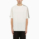 Adidas Y 3 White Crew Neck T Shirt With Logo