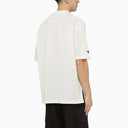 Adidas Y 3 White Crew Neck T Shirt With Logo