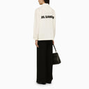 Jil Sander White Shirt Jacket With Logo