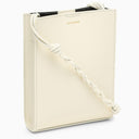 Jil Sander Tangle Ivory Leather Shoulder Bag