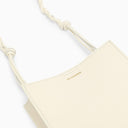 Jil Sander Tangle Ivory Leather Shoulder Bag