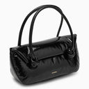 Jil Sander Piccola borsa a tracolla in pelle nera
